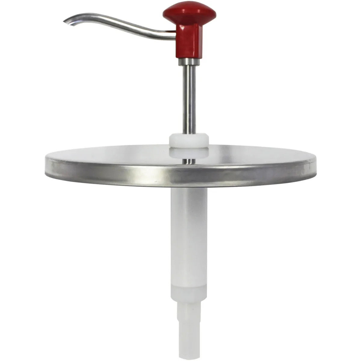 Schneider Pulsante dosatore; 5000 ml, 22.5x33 cm (ØxH); rosso/acciaio inox/bianco