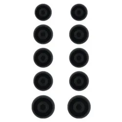Ricambi auricolari UNICO Silicone Ear Tips Black EP 1900