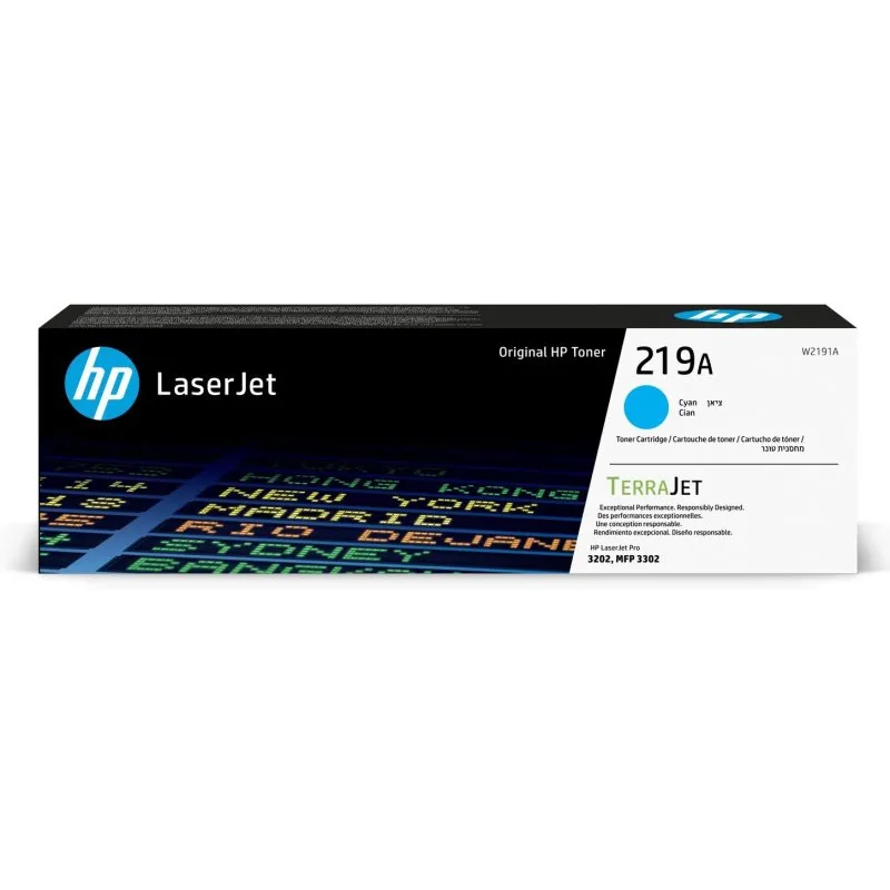 Cartuccia toner ciano originale LaserJet HP 219A