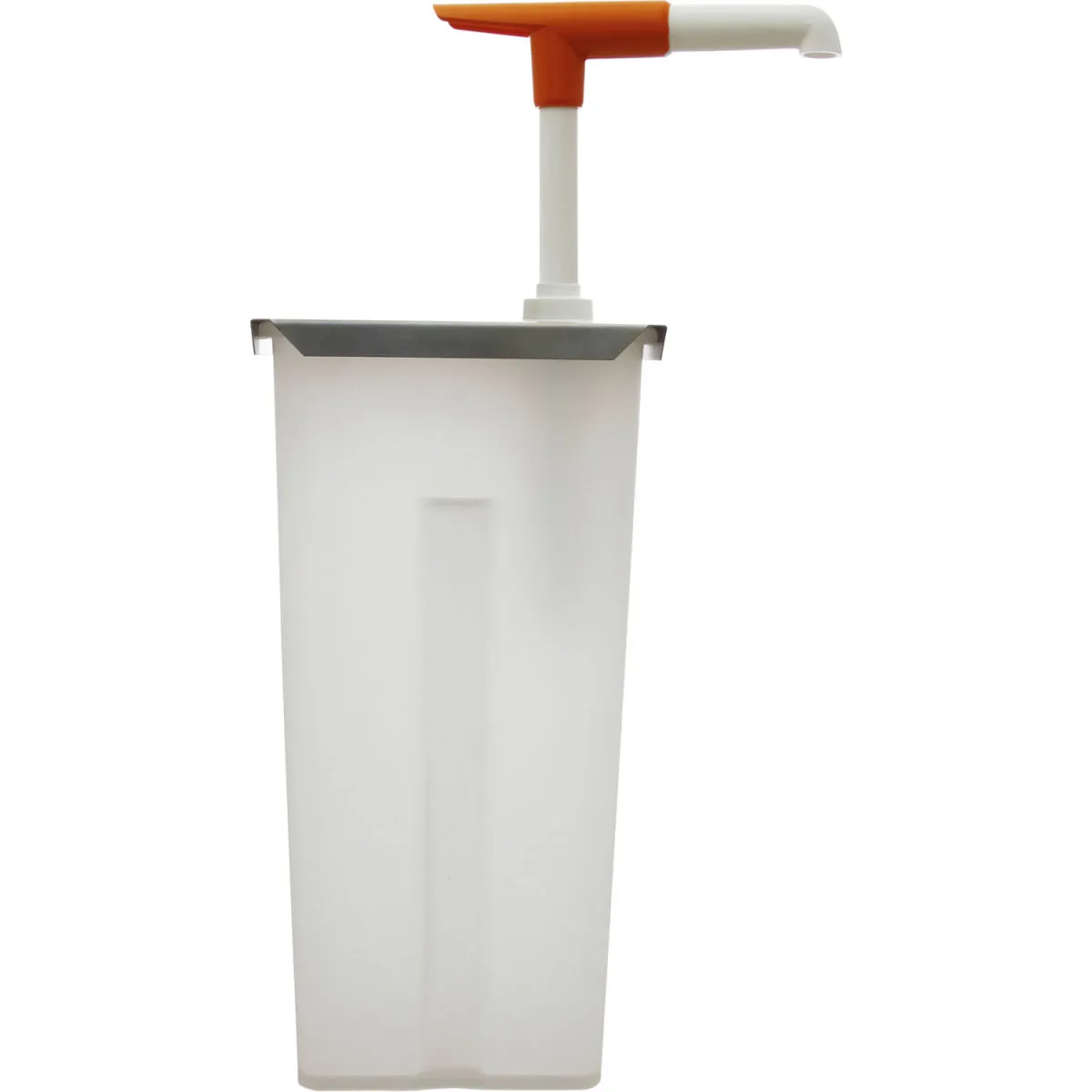 Schneider Pulsante dosatore; 5000 ml, 17.5x14 cm (LxL); bianco/acciaio inox