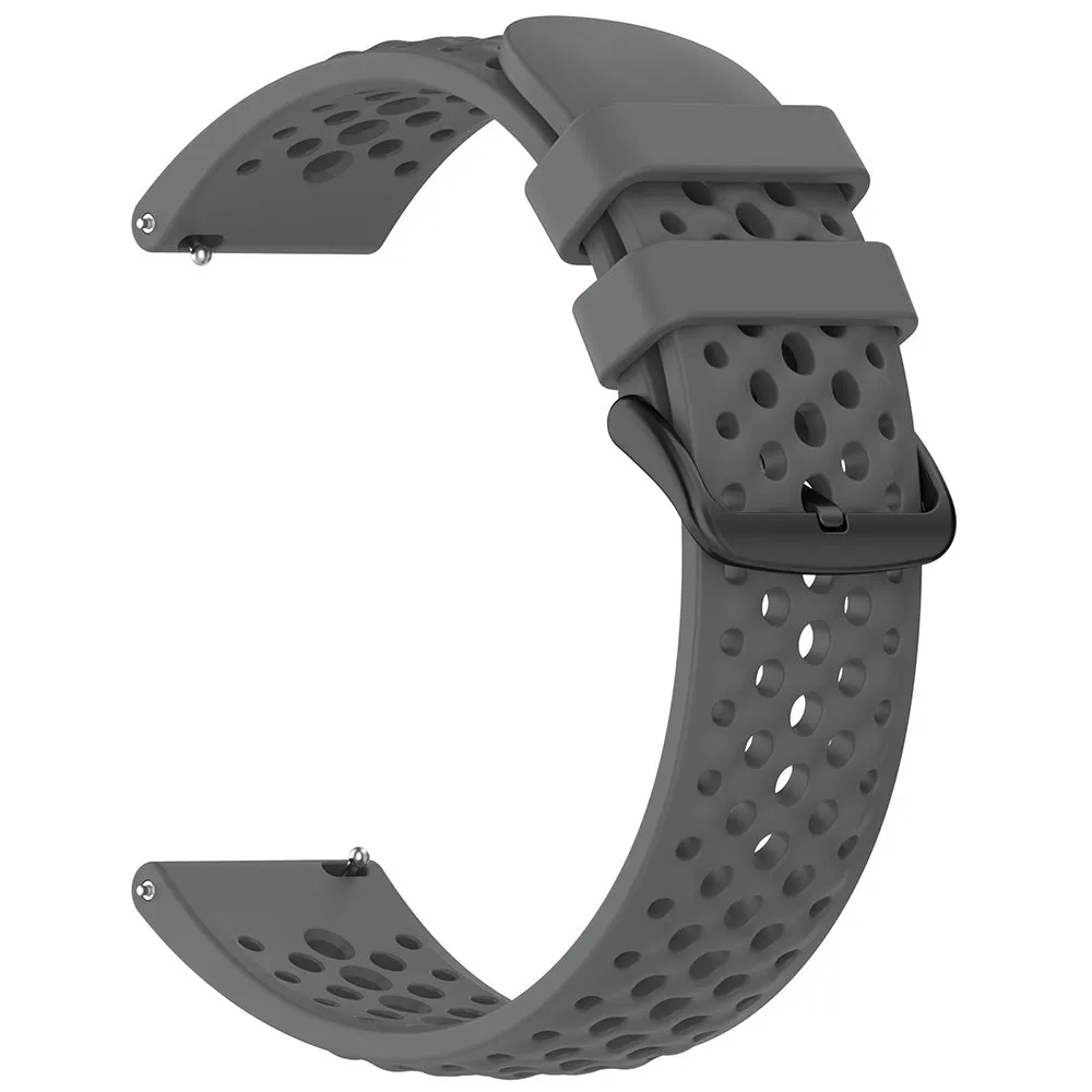 Cinturino Techsuit W083 per Amazfit Watch / Samsung Watch Series, 22mm, Grigio