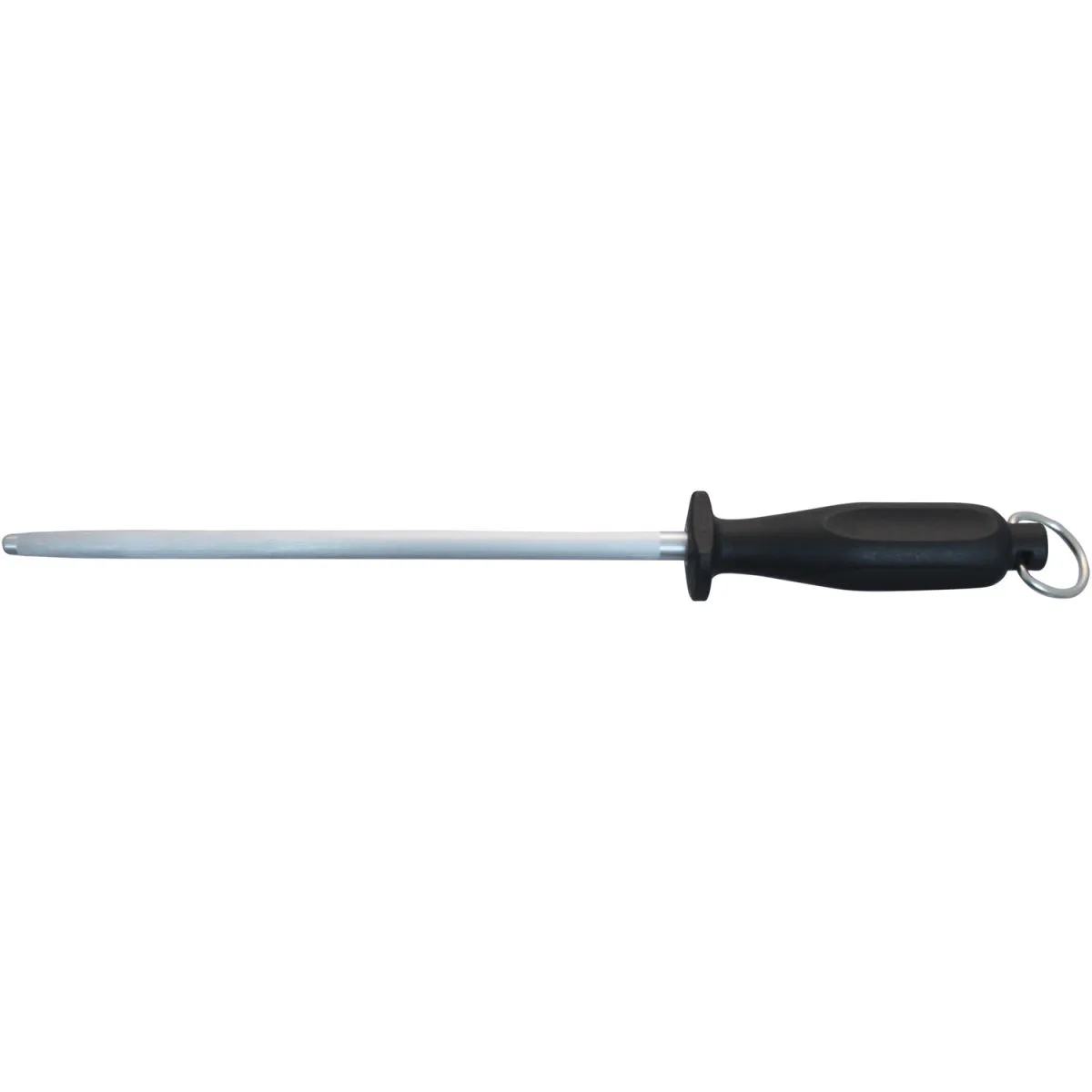 Schneider Acciaio per affilatura rotondo; 25 cm (L); nero