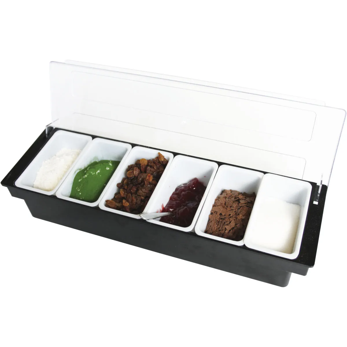 Schneider Contenitore di stoccaggio; 450 ml, 50x16x9.5 cm (LxLxH); nero; rettangolare