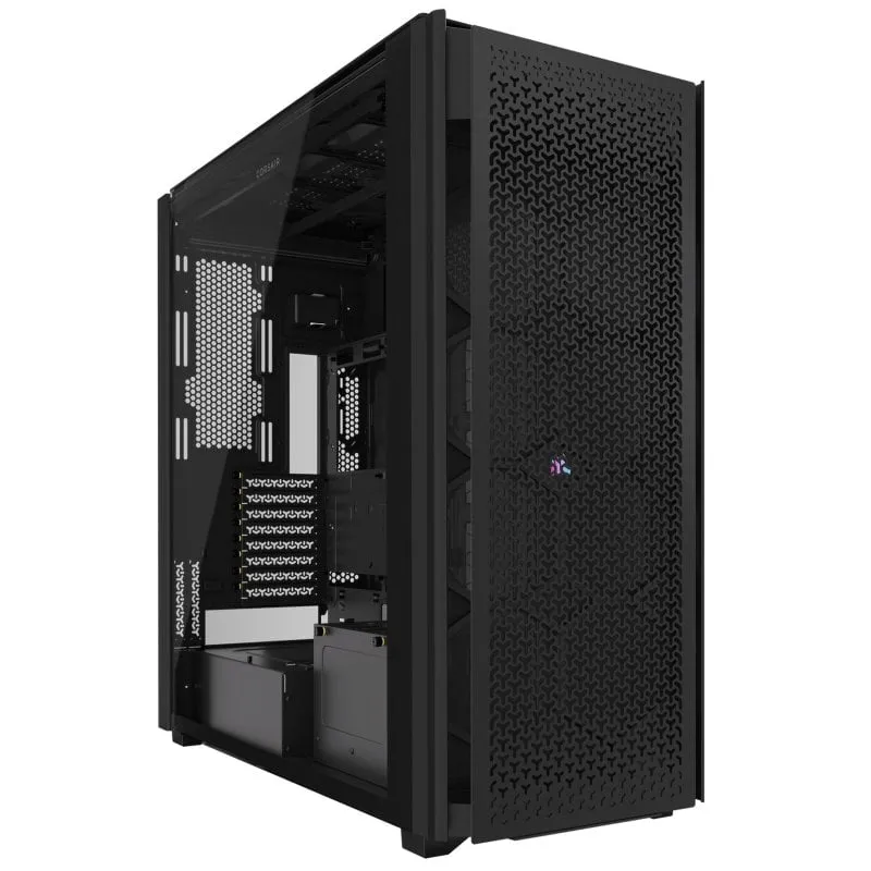 Corsair iCUE LINK 9000D RGB AIRFLOW Full Tower ATX Vetro temperato USB-C Nero