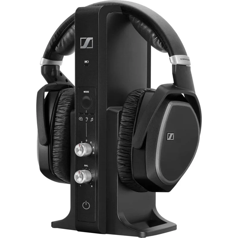 Sennheiser RS 195 Cuffie Wireless Specializzate per TV Digitale Nere
