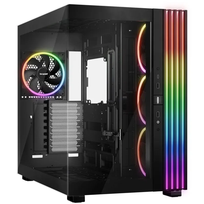 silenzio! LIGHT BASE 900 FX ARGB Full Tower E-ATX Doppio Vetro Temperato USB-C Nero