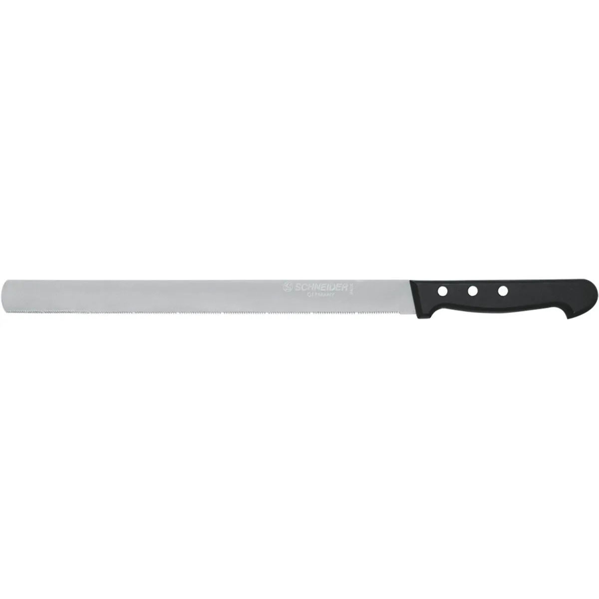 Schneider Coltello da pasticceria seghetto fine; lunghezza lama 26 cm, 26 cm (L); nero