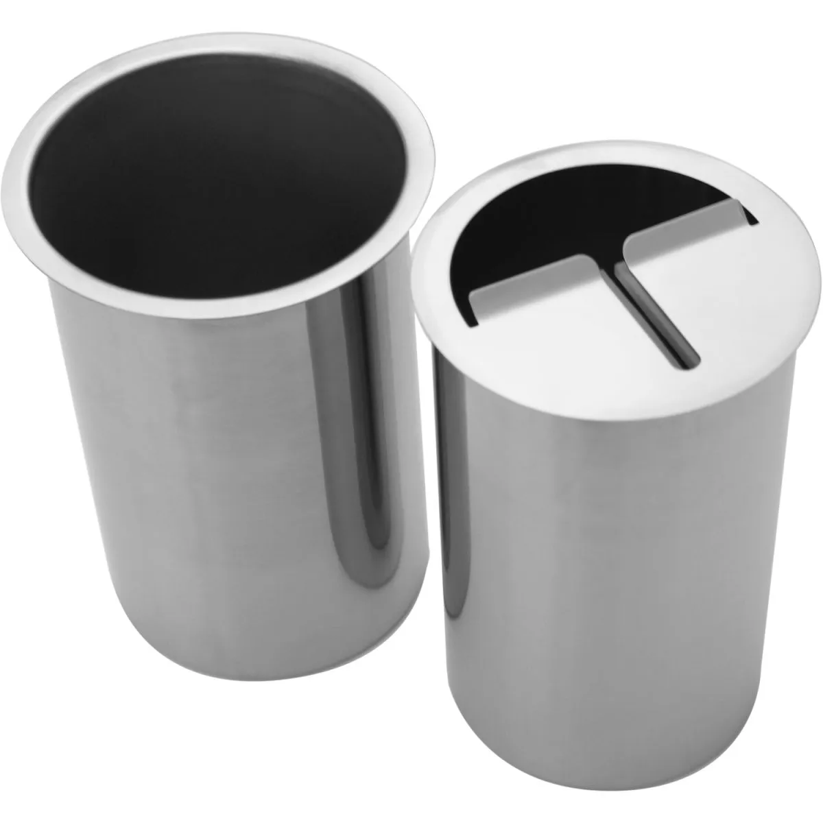 Schneider Contenitore pulisci coltelli; One Size, 12.5x18 cm (LxP); acciaio inox