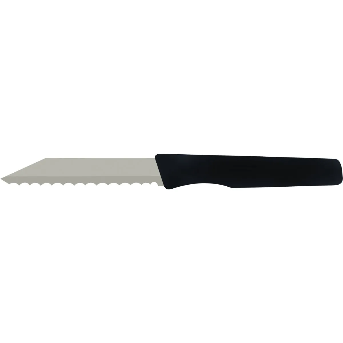 Schneider Coltello da pane; lunghezza lama 8.7 cm, 18.5 cm (L); nero