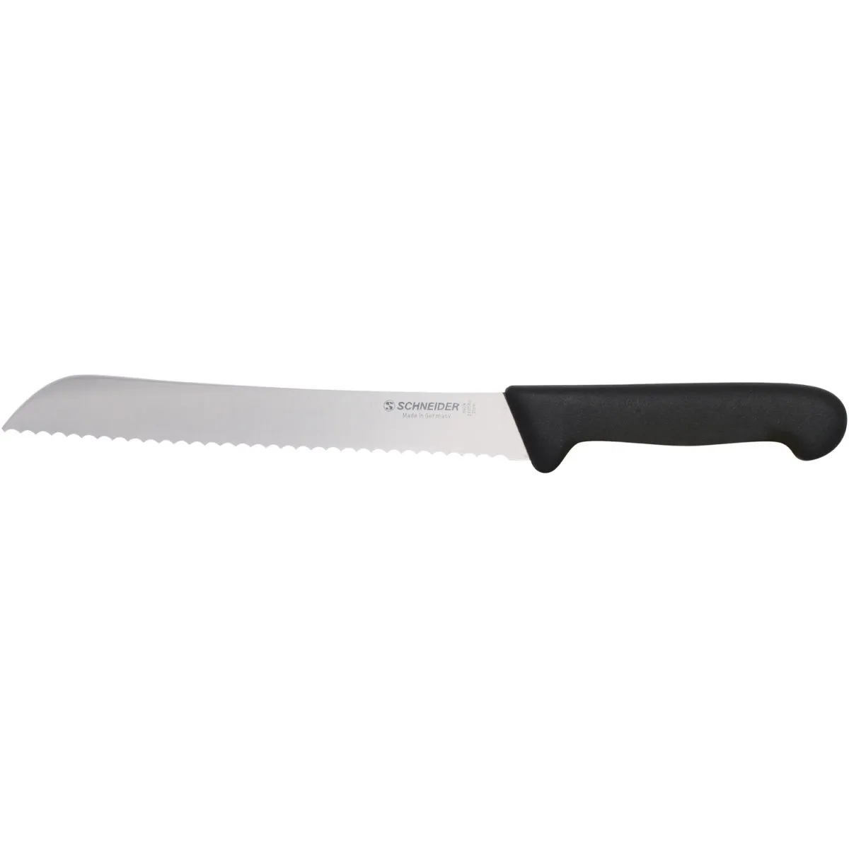 Schneider Coltello per il pane; lunghezza lama 21 cm, 21 cm (L); nero
