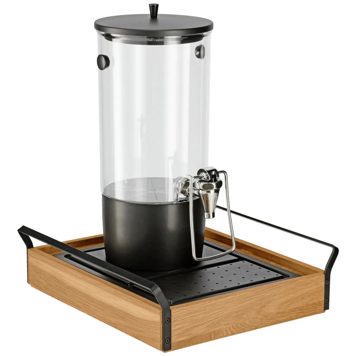 VEGA Dispenser succhi di frutta Esino singolo, GN 1/2, 4l; 35.4x38.6x42 cm (LxLxH); quercia/nero