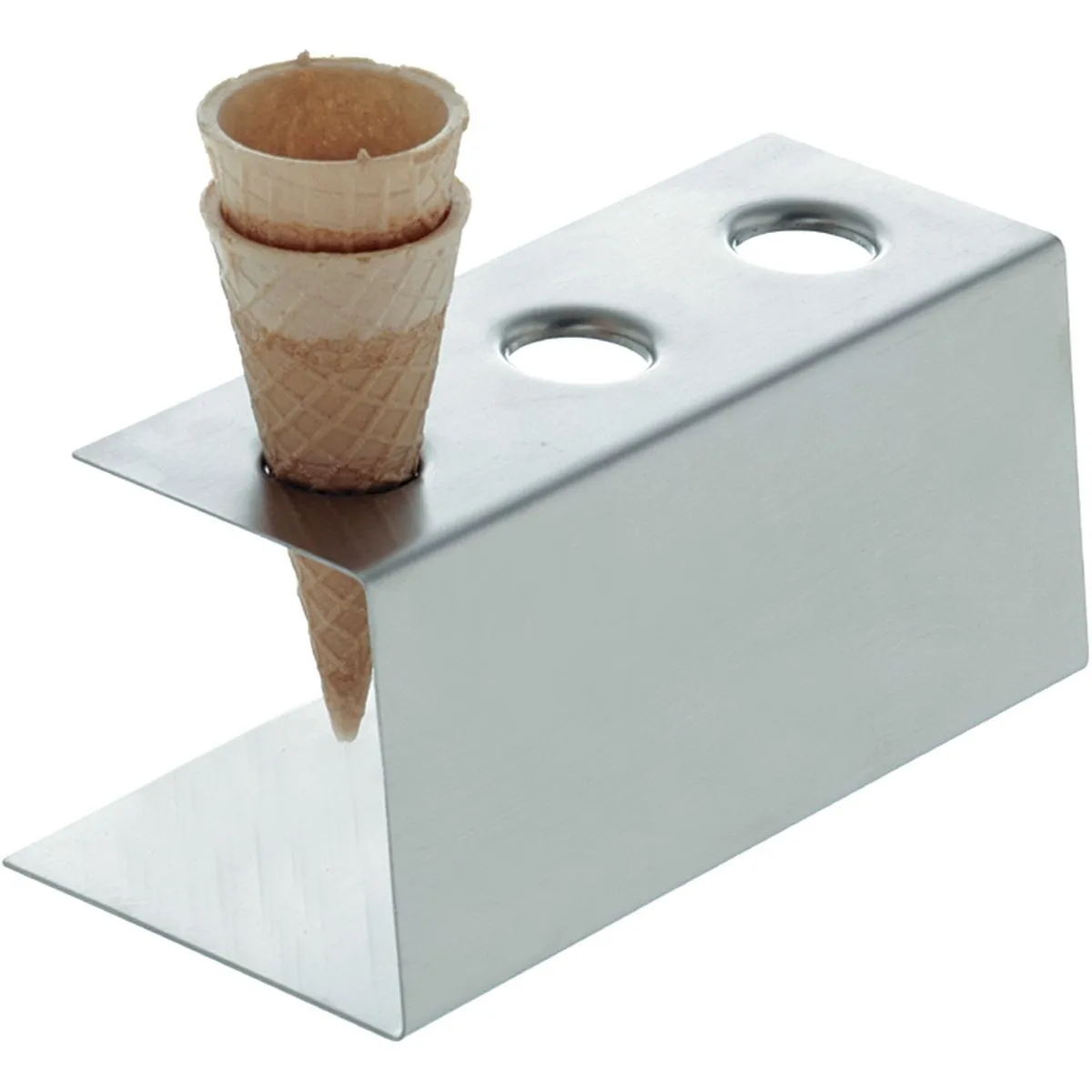 Schneider Portaconi gelato; 20x9.5x8.5x2.6 cm (LxLxHxØ); acciaio inox