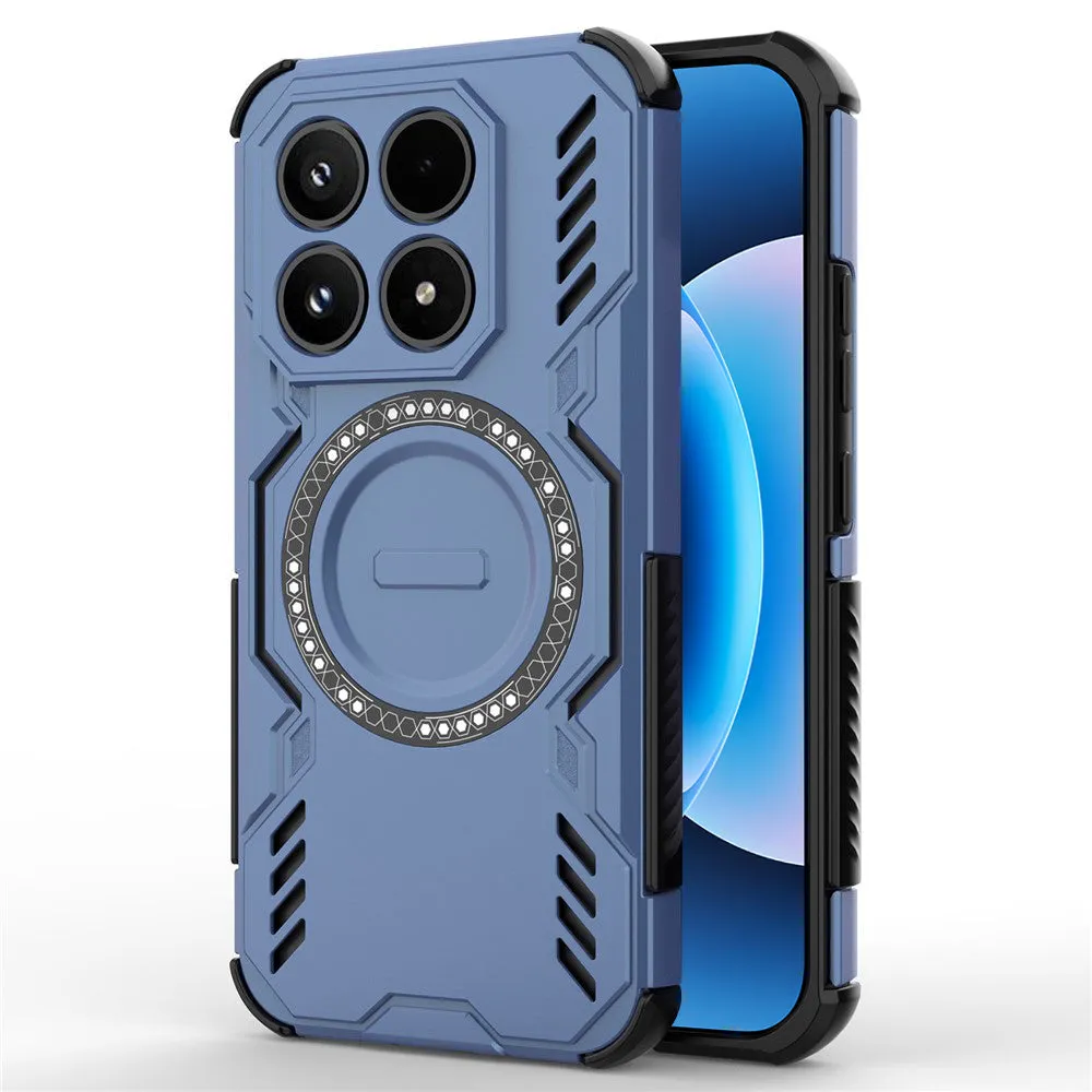 Custodia MagSafe per Xiaomi 17, Techsuit, ArmorMag, Blu