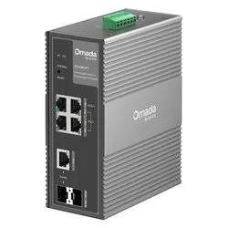 Switch di rete 10 porte OMADA Industrial Easy Managed PoE++ Gray IES206GPP Gigabit (1000Base-TX)