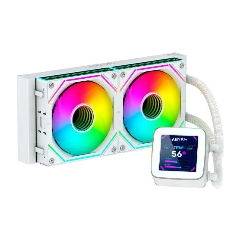 Refrigerazione Liquida Abysm Oceanic 240 3 Ventole ARGB Schermo LCD 2,8''