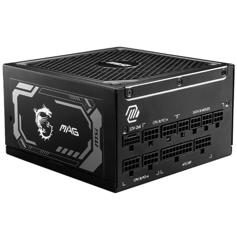 MSI MAG A1250GL ATX 3.1 PCIe 5.1 1250W 80 Plus Oro Modulare
