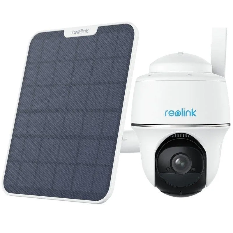 Videocamere di sorveglianza Reolink 2K Visione Notturna Interna ed Esterna IA Allarme Pannello Solare Controllo Vocale Audio Bidirezionale