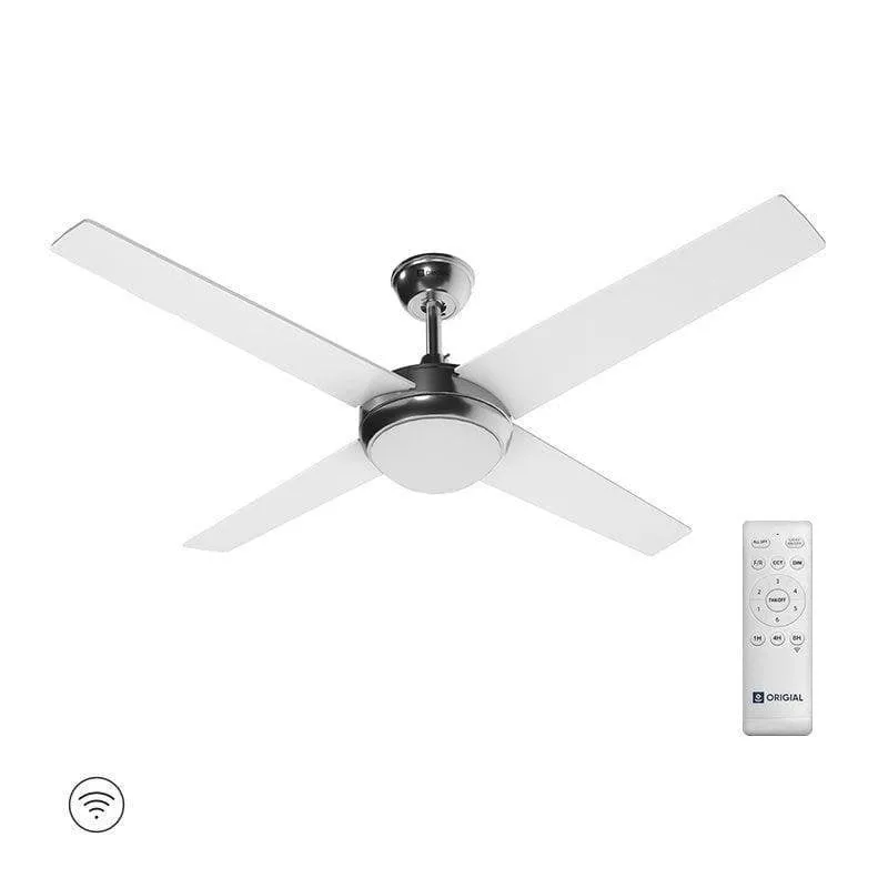 Ventilatore da Soffitto con Luce Origial AIRBLISS CEILING 25WIN WIFI 25W 106cm Motore DC WiFi Pale Retrattili
