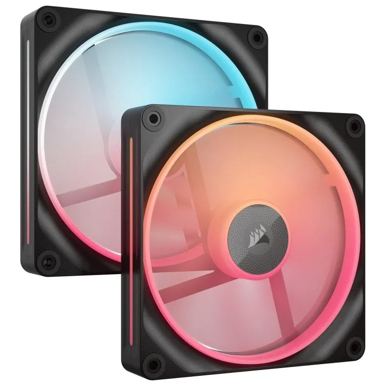 Corsair iCUE LINK LX140-R RGB Dual 140mm PWM Pacchetto ventola supplementare nero