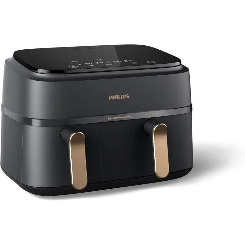 Friggitrice ad Aria Philips Serie 3000 Doppio Cestello 9 L 2750 W