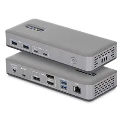 HUB 5 in 1 Docking Station Triple Monitor Gray 199UE USBC DOCK