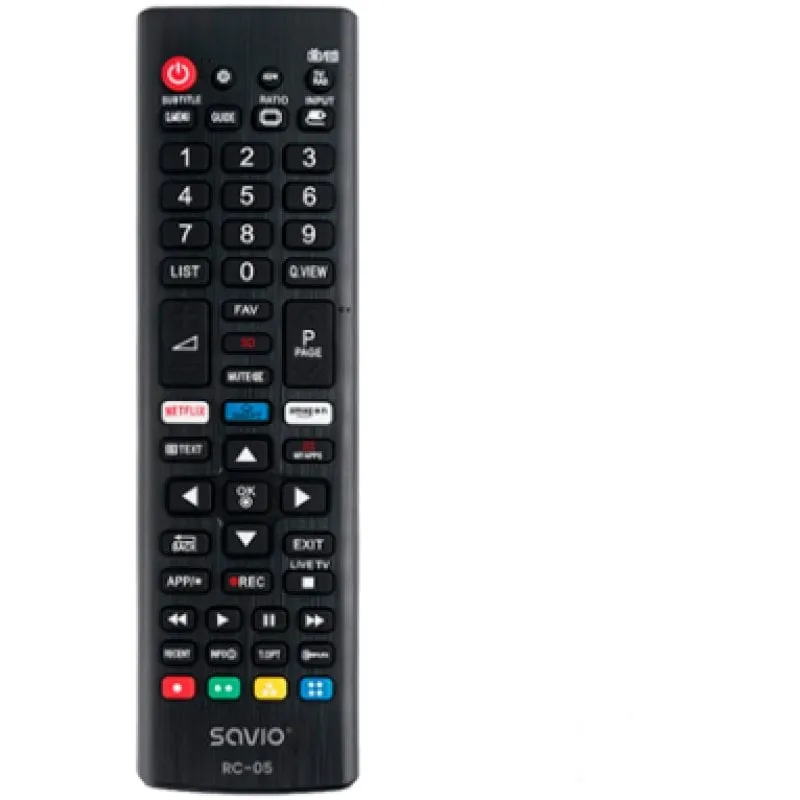 Telecomando TV Savio RC-05 compatibile con LG Smart TV