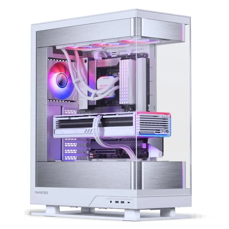 Phanteks Evolv X2 D-RGB Mid Tower Doppio Vetro Temperato USB-C Bianco