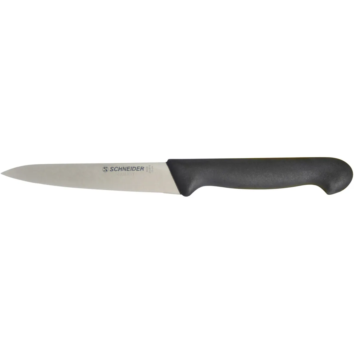 Schneider Coltello da cucina; lunghezza lama 13 cm; nero