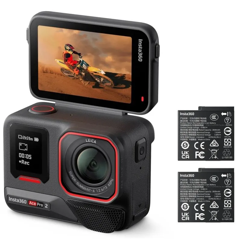 Doppia batteria Insta360 Ace Pro 2