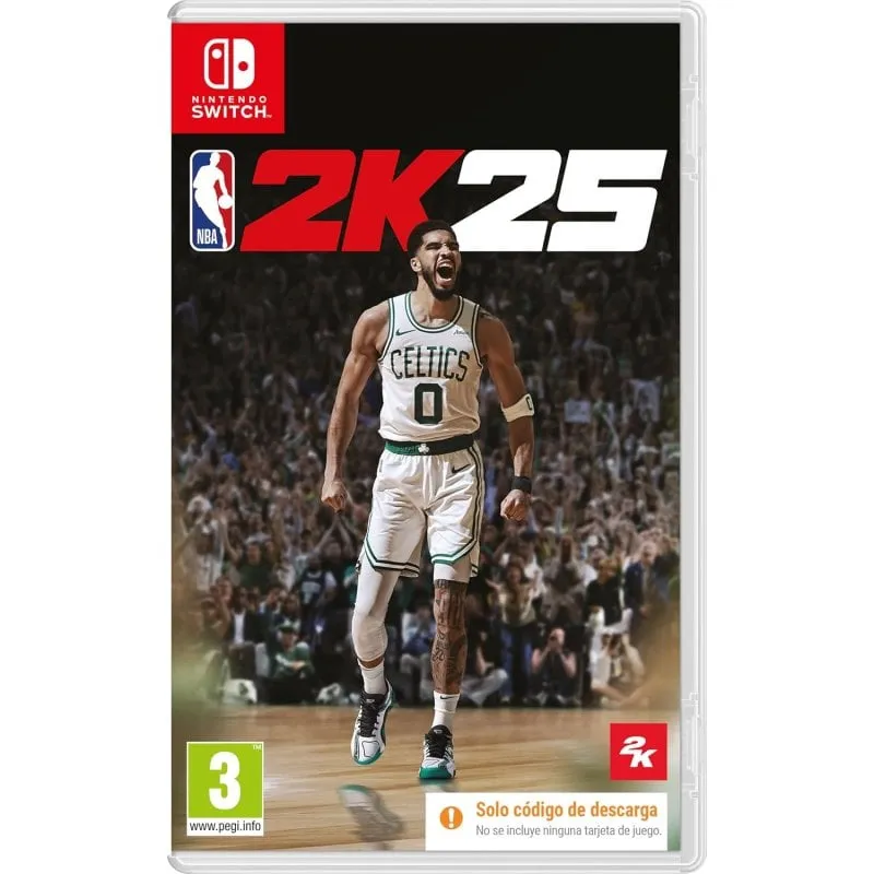 Codice NBA 2K25 Standard Edition in una scatola Nintendo Switch