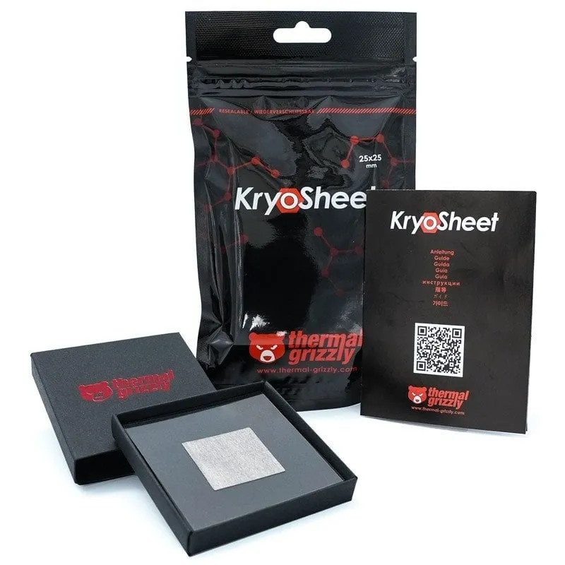 Pad termico Thermal Grizzly Kryosheet - 25 x 25 mm