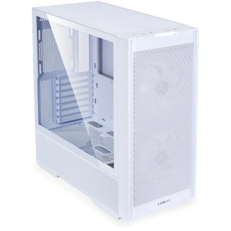 Custodia Lian Li Lancool 206 Atx bianca in vetro temperato