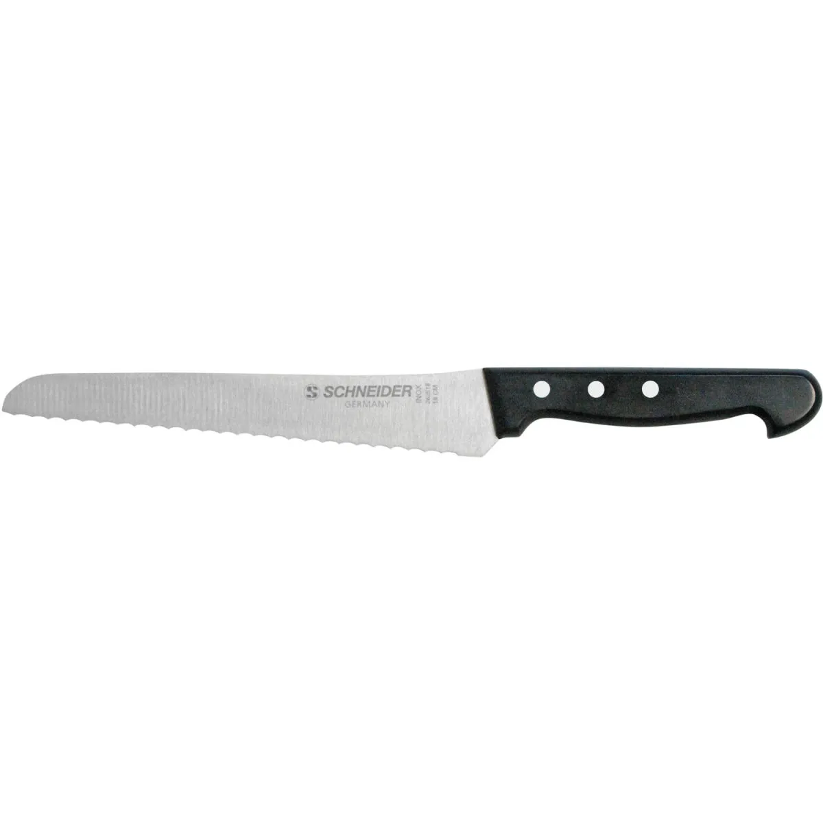 Schneider Coltello da torta; lunghezza lama 18 cm, 18 cm (L); nero