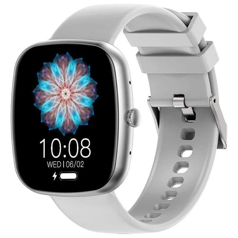 Cool Border Bluetooth 45mm AMOLED Grigio IP67 SpO2 Cardiofrequenzimetro Sonno Pressione