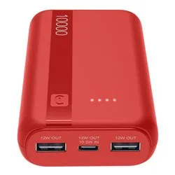 Power bank ESSENTIAL Red (Batteria 10000mAh) Power Delivery PBENTRYCOL10000R
