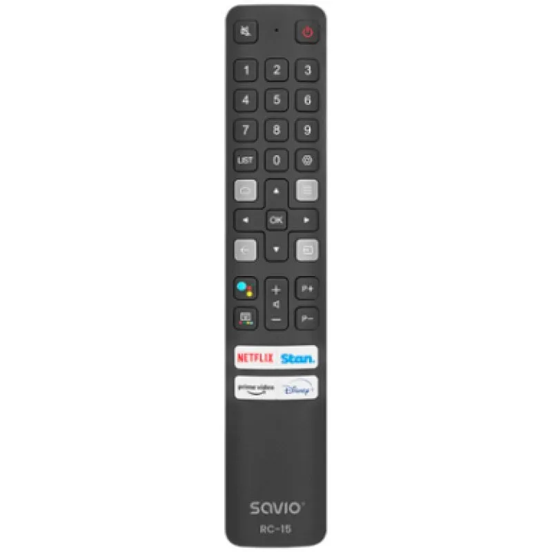 Telecomando TV Savio RC-15 compatibile con TCL Smart TV