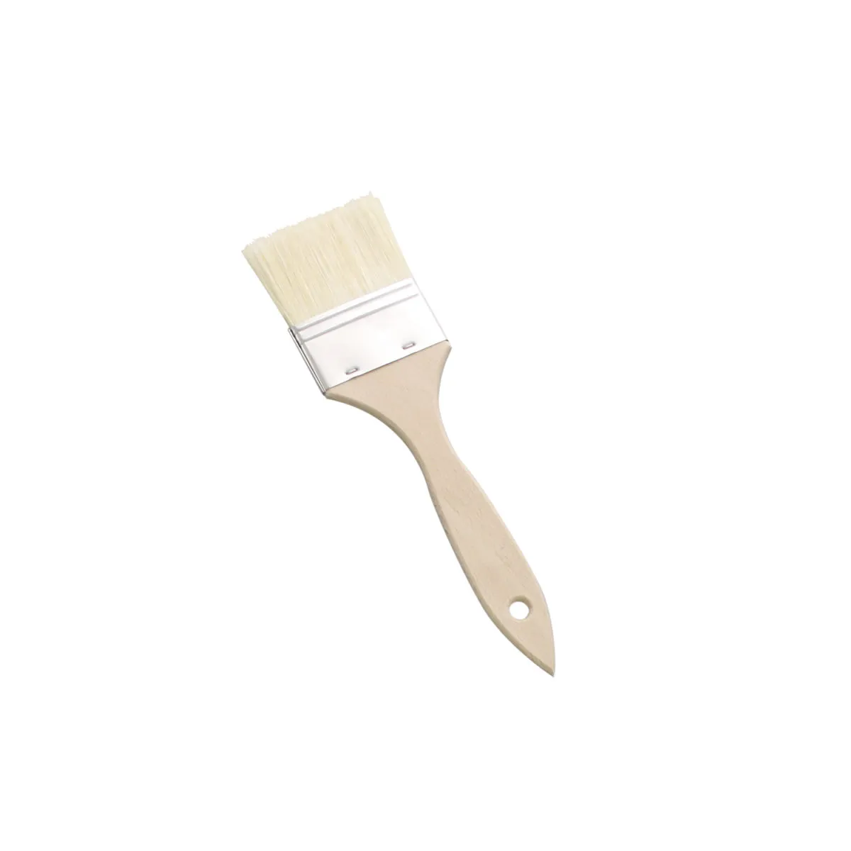 Schneider Pennello con manico in legno; 21.7x4x0.5 cm (LxLxH); bianco