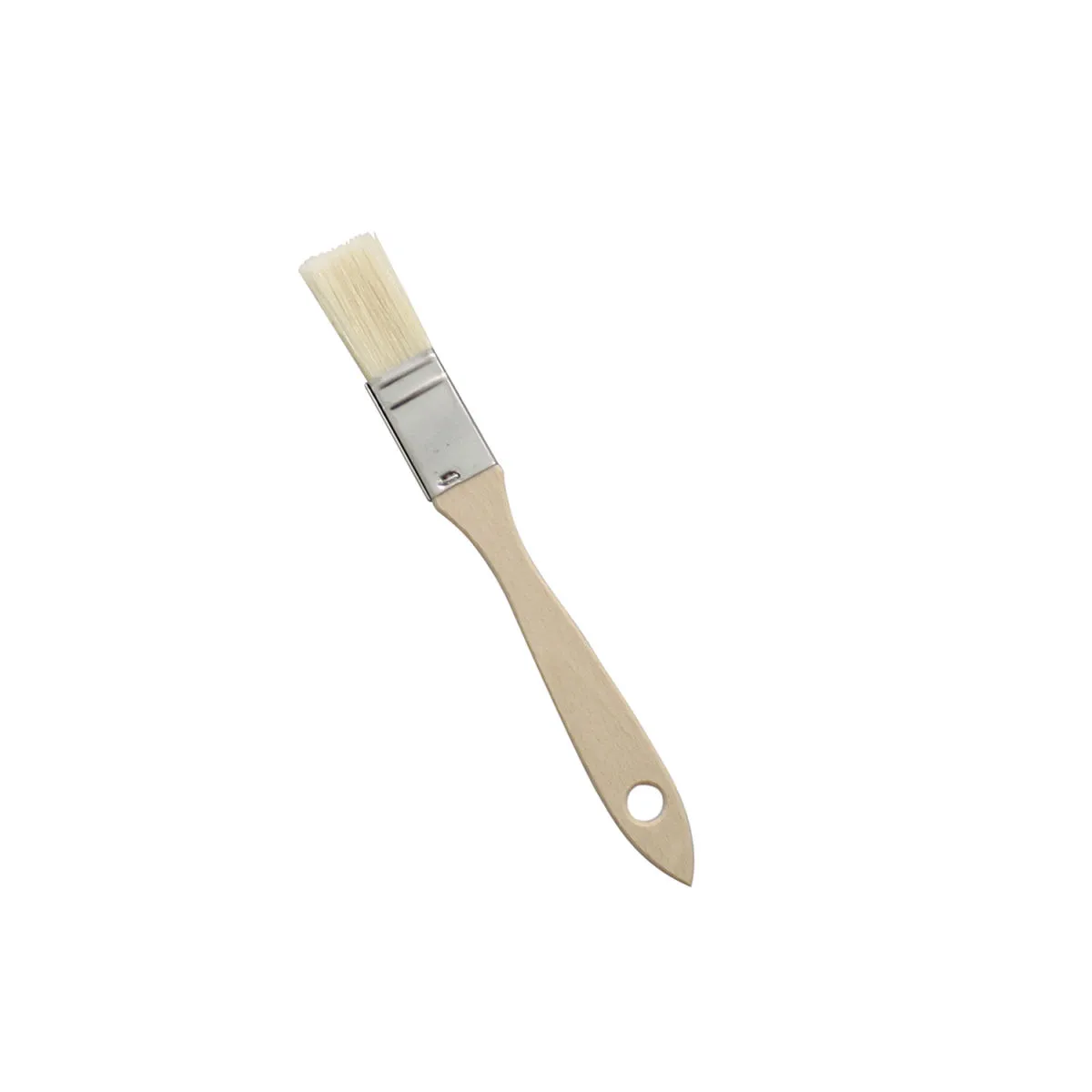 Schneider Pennello con manico in legno; 18.5x2x0.4 cm (LxLxH); bianco