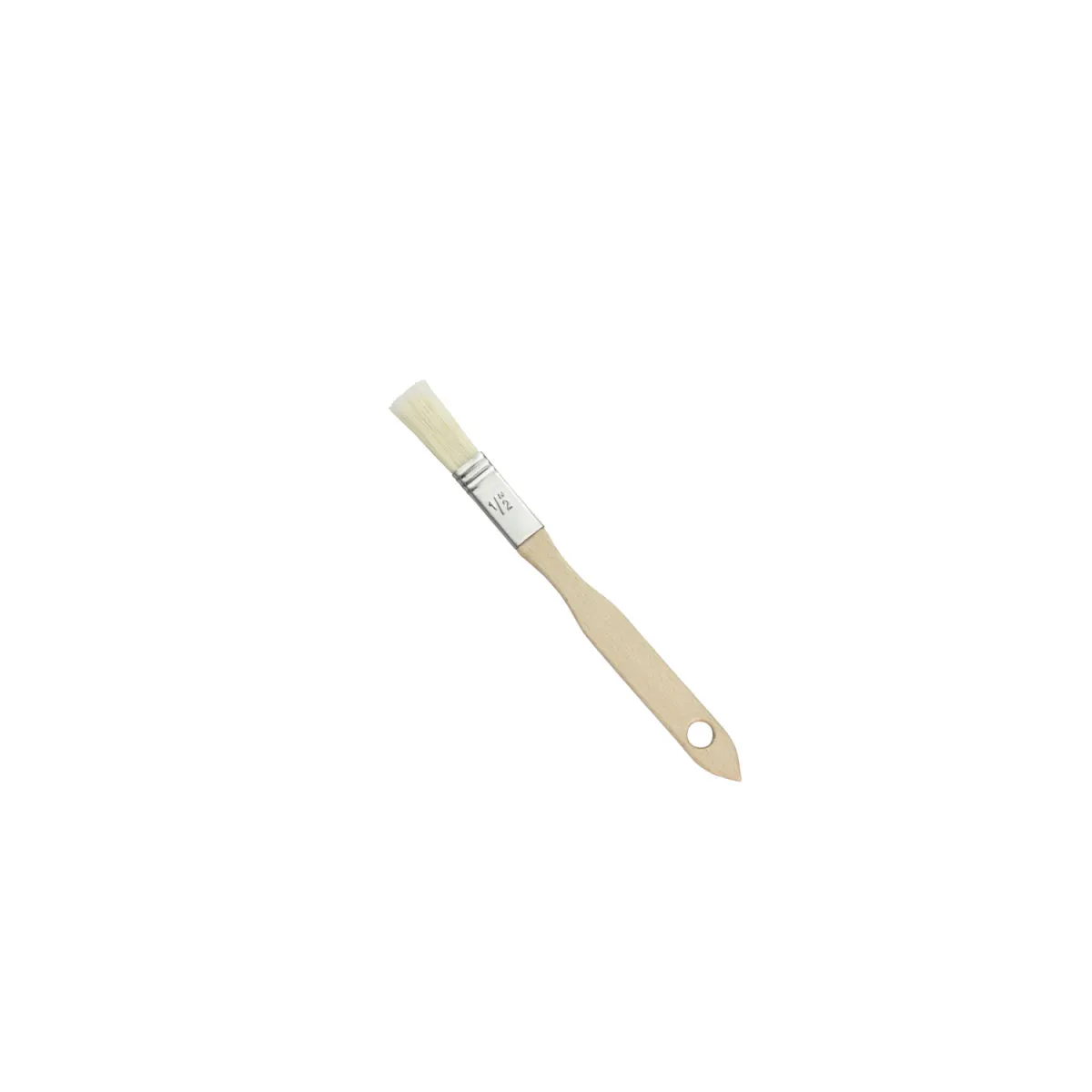 Schneider Pennello con manico in legno; 18x1.3x0.5 cm (LxLxH); bianco