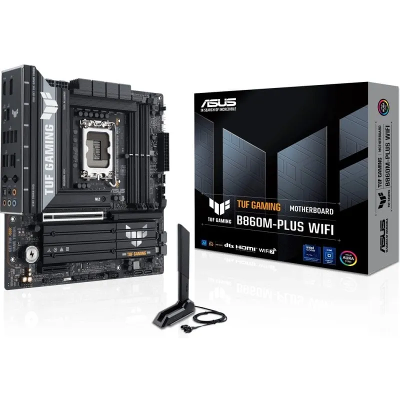 SCHEDA WIFI ASUS TUF GAMING B860M-PLUS,INTEL,1851,B860,4DDR5,WIFI7,MATX