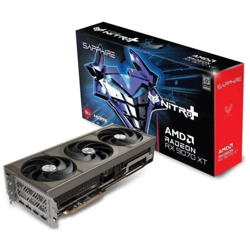 Scheda Grafica Sapphire NITRO+ Radeon RX 9070 XT OC 16GB GDDR6 FSR 4