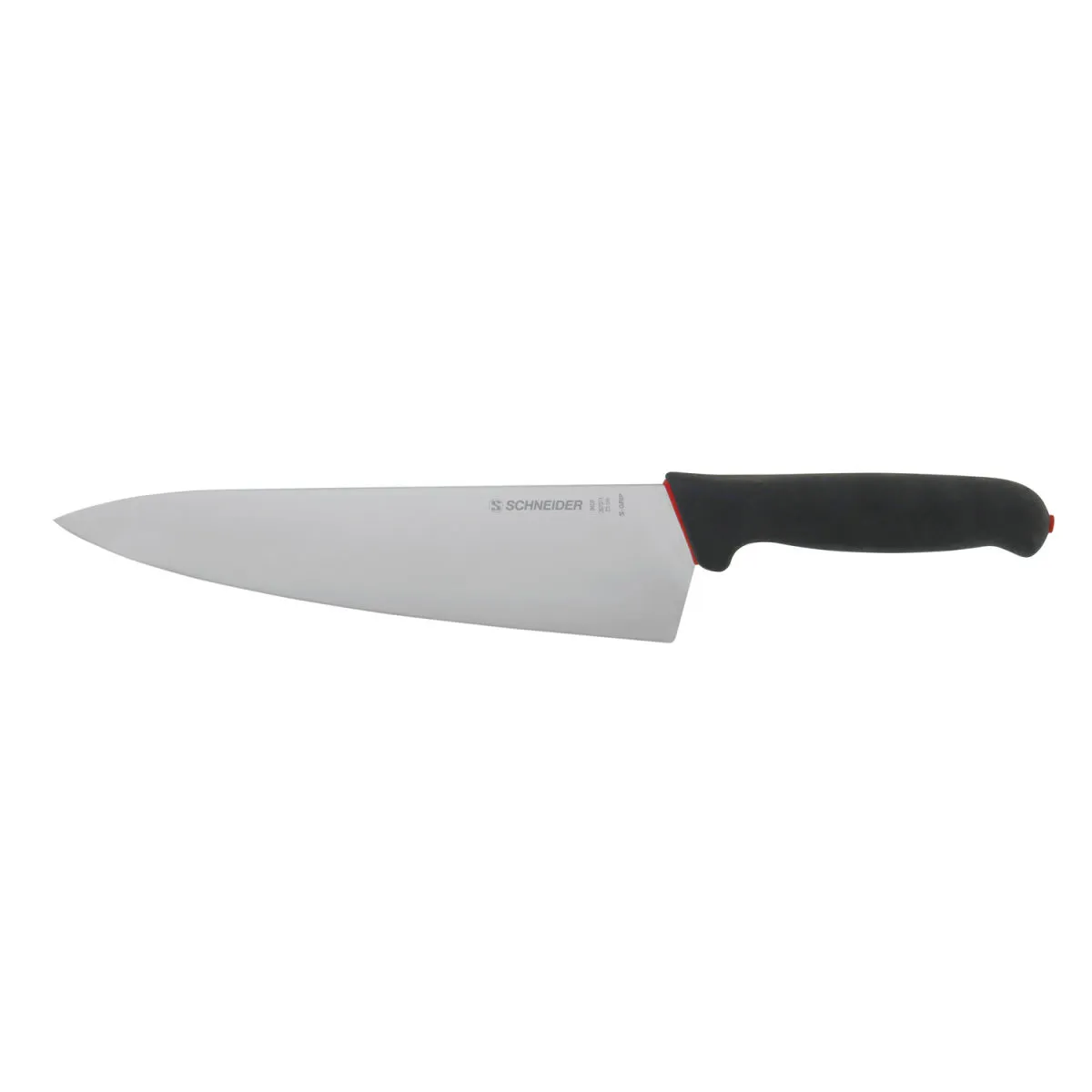 Schneider Coltello da cucina S-Grip; lunghezza lama 26 cm; nero