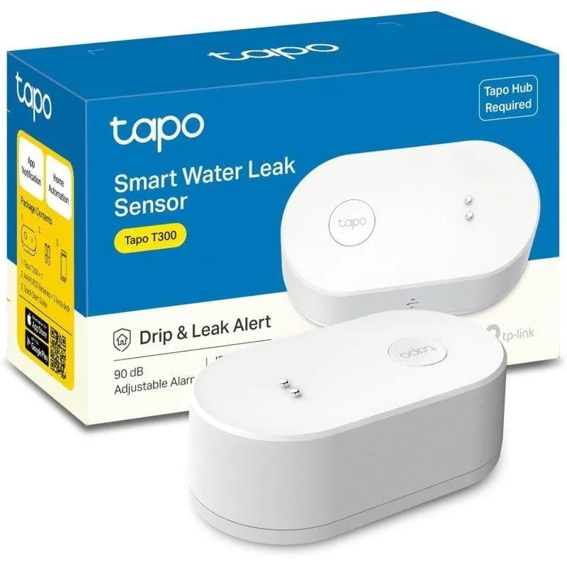 Rilevatore di perdite d'acqua TP-Link Tapo T300 Wireless Allarme 90dB IP67
