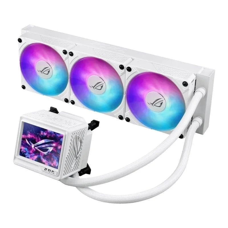 Refrigerazione Liquida Asus ROG Ryujin III 360mm 3 Ventole ARGB Bianco