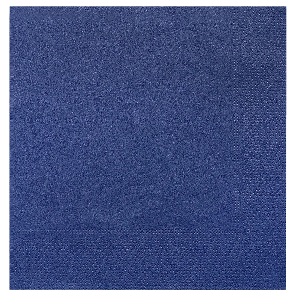 100x GARCIA DE POU Tovaglioli di carta bordato 2 veli; 39x39 cm (LxL); blu scuro; 100 pz. / Pacco