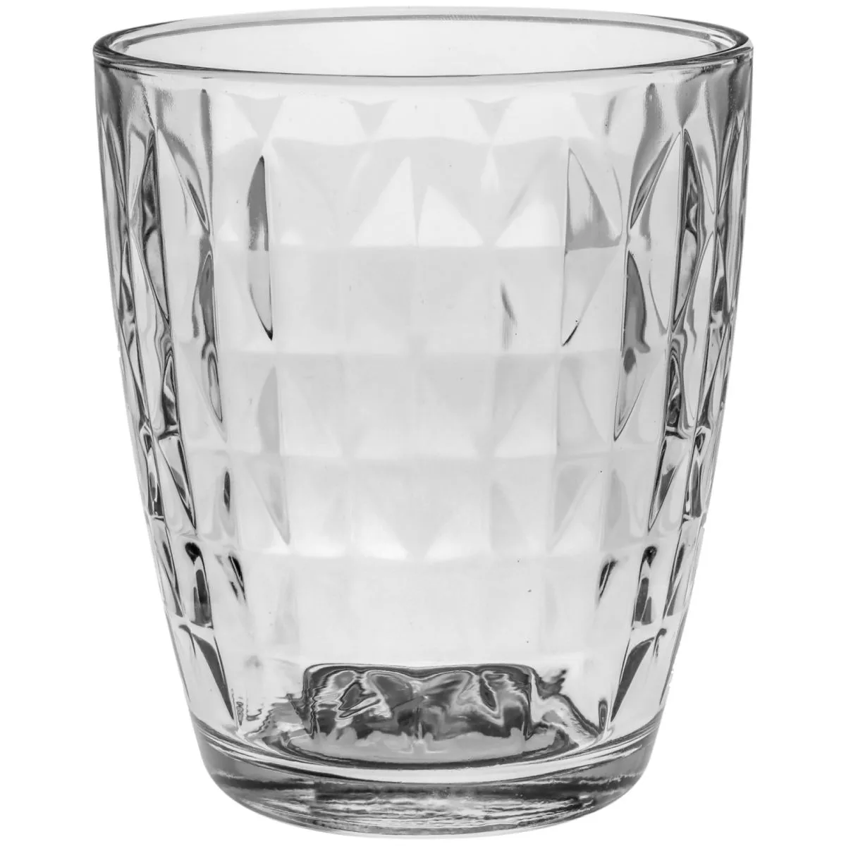 12x LAV HORECA Tumbler vintage Marbella; 340 ml, 8.4x9.7 cm (ØxH); trasparente; 12 pz. / Pacco