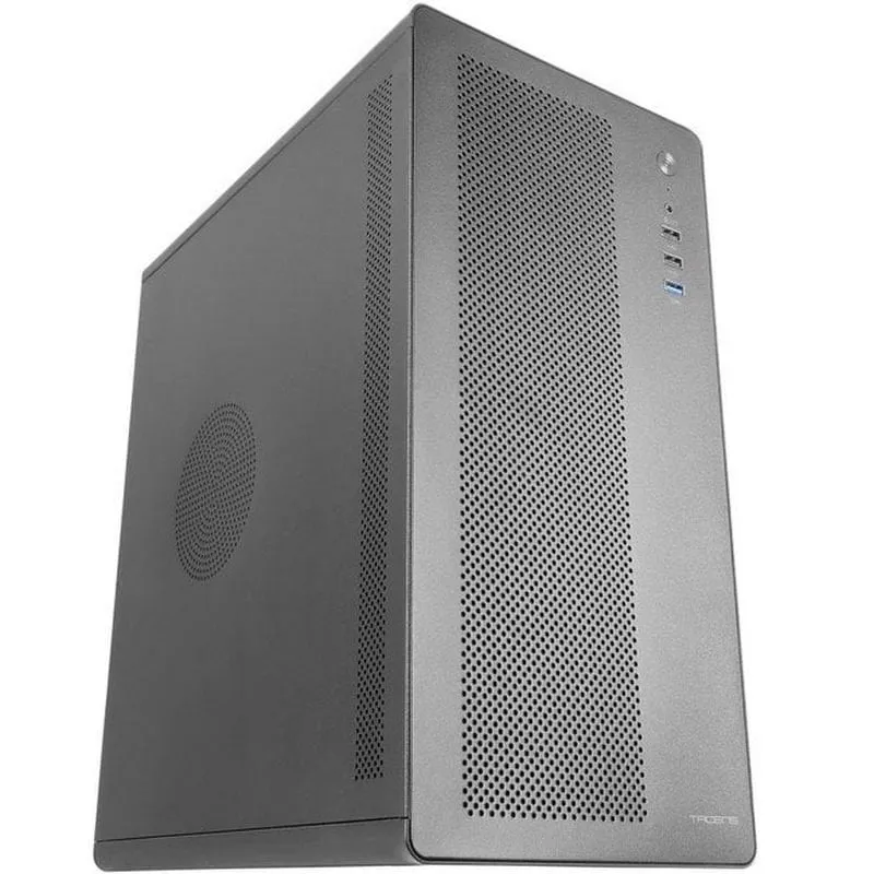 Tacens AEROM Micro-ATX Case PC in metallo Griglia anteriore 1x ventola posteriore 120mm USB 3.0 Nero