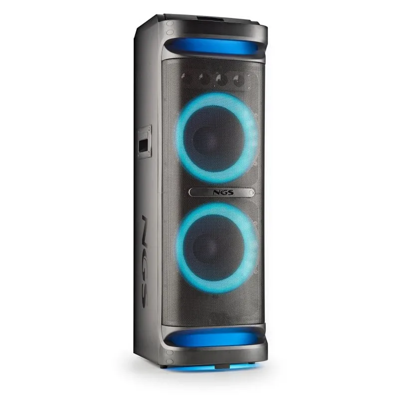 NGS Wild Space 3 Altoparlante portatile per DJ wireless Bluetooth/USB/AUX IN 800 W RMS Nero