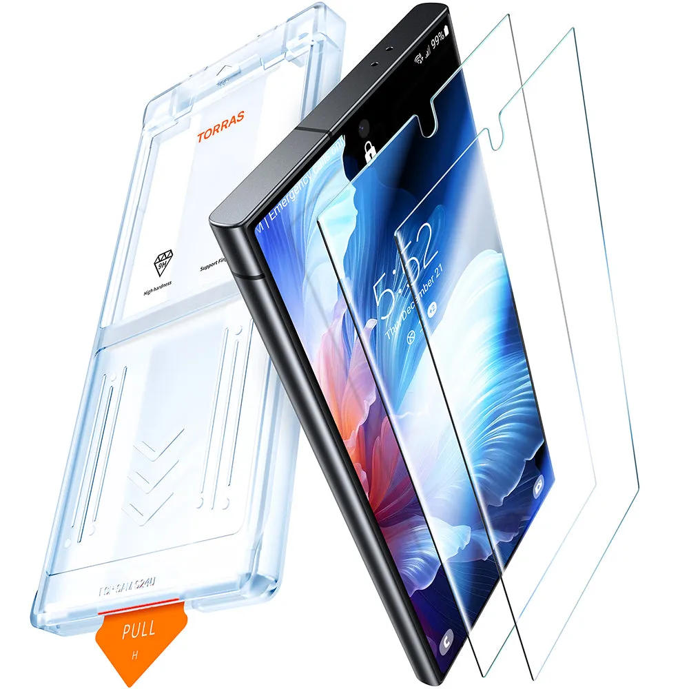 Pellicola Protettiva Schermo Torras GlassGo Install Master per Google Pixel 9a, Vetro Temperato, Full Glue, Set 2 pezzi