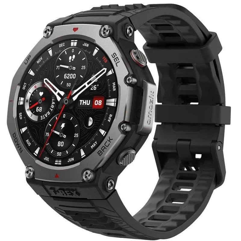Amazfit T-Rex 3 Bluetooth GPS NFC 48,5mm AMOLED Nero Grande Resistenza Acqua 10ATM SpO2